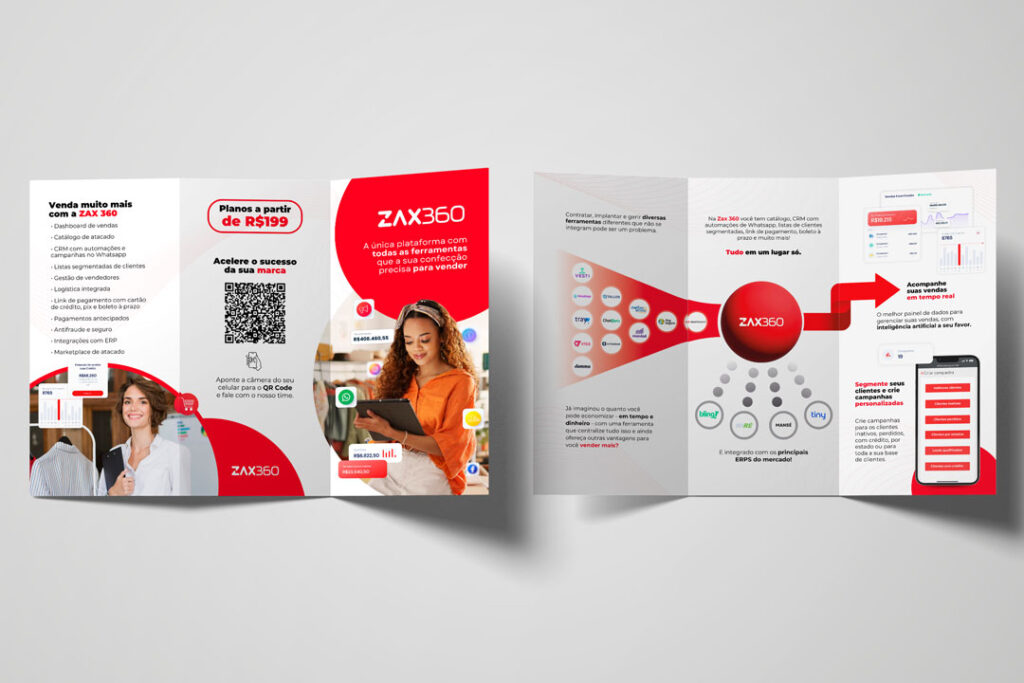 Material digital criado pela Webinsight: Zax